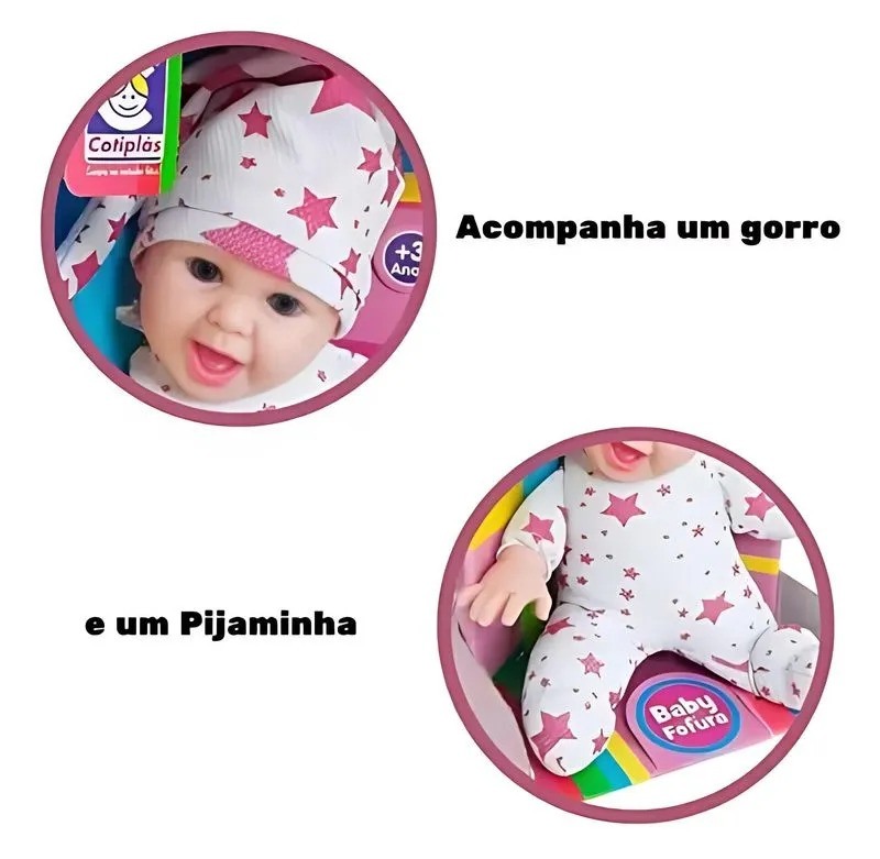 BONECA FOFURA PIJAMA